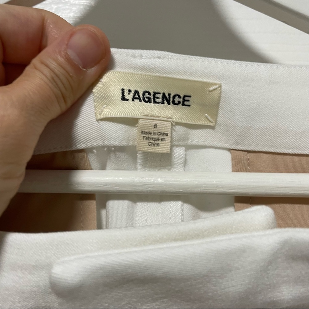 L‘AGENCE Livvy Trouser white size 8 - Picture 9 of 11